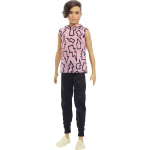 Lėlė Barbie Kenas madistas juodomis kelnėmis