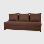 Sofa-lova Mini, tamsiai rudos spalvos