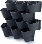 Vertikalūs sodo vazonai Prosperplast Cascade Wall IO2W600W-S433 57cm