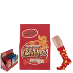 Unisex Kojinės dovanų dėžutėje Potato Chips socks, Classic