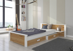 Vaiki&scaron;ka lova su lentyna Aldex Shelf 190x96x72cm