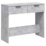 Konsolinis staliukas, Mediena, 90x36x75cm, betono pilka