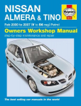 Nissan Almera & Tino Service And Repair Manual: 00-07