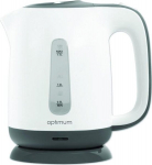 Virdulys Optimum Elektrinis virdulys Cj1776, 1.7l, 2200w, baltas/pilkas