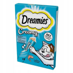 Dreamies Creamy katėms su la&scaron;i&scaron;a, 44x10 g