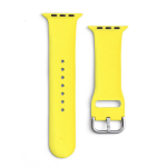 Silikoninis dirželis Apple Watch 2-9/SE 38/40/41mm, geltonas