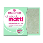 Riebalą sugeriantys lapeliai essence all about matt! oil control paper, 50vnt