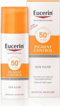 Kremas nuo saulės Eucerin Sun Protection Fluid Pigment Control Spf50 Hyperpigmentation Skins, 50ml