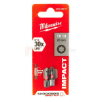 Milwaukee Tx15 smūginis bitas Torx 1/4" 25 mm