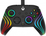PDP, Xbox Series X|S & PC, Black Afterglow Wave Wired Controller - Gamepad