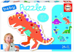 Dėlionės Educa Dinozaurs, 5 vnt.