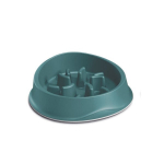 Lėto valgymo dubenėlis Stefanplast Chic, 26x26x8 cm, žalias