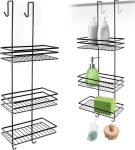 Du&scaron;o reikmenų laikiklis, juodas