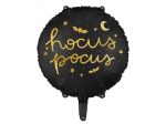 Juodas "hocus Pocus" folinis balionas, 45 cm