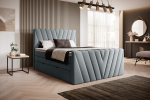 Lova NORE Candice Velvetmat 04, 180x200 cm, pilka
