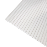 Kanalinis polikarbonatas 4mm, skaidrus, 2,10 x 6 m