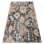 Dywan nowoczesny MUNDO E0671 orientalny vintage outdoor juoda / ż&oacute;łty