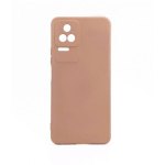 Evelatus xiaomi Poco f4 nano silikono dėklas mink&scaron;tas lietimas TPU smėlio spalvos