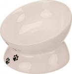 Keraminis dubenėlis katėms Trixie, 0,25 l, baltas