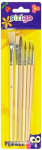 Strigo mokykliniai teptukai, 6 vnt.