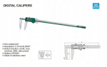 Skaitmeninis suvirintojas Insize 0-300mm, žandikaulių ilgis 150mm