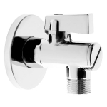 Kampinis vožtuvas Ferro Z1212kf 1/2"x1/2" su filtru ir rozete