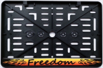 Motociklo valstybinio numerio rėmelis Freedom Virbantė 150 x 250 mm, 1 vnt.