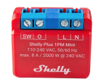 I&scaron;manioji Wi-Fi Bluetooth relė Shelly PLUS 1PM Mini