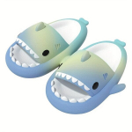 &Scaron;lepetės vaikams Shark slippers, mėlynos