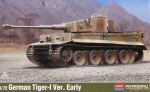 Klijuojamas modelis Academy 13422 German Tiger-I Early Version 1/72
