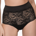 Kelnaitės moterims high-waist Laura V.O.V.A. Lingerie, juodos, 40