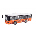 Didelis autobusas su garso ir &scaron;viesos efektais, oranžinis