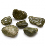 Epidote Snowflake akmenys Ancient Wisdom L, 6 vnt.