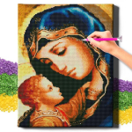 Deimantinė mozaika 5D Diamond Painting Oh Art! Religija, 40x50 cm, 40x50