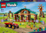 LEGO&reg; 42617 Friends ūkio gyvūnų prieglauda, ūkio žaislas su 3 minifigūrėlėmis ir 5 gyvūnais bei traktorius