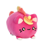 Pliu&scaron;inis žaislas Kawaii Tasty Peach rožinis kačiukas, 18 cm