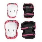 Kelių ir alkūnių apsaugos MICRO Pink V2 (M dydis)