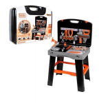 Dirbtuvės Smoby Black & Decker Bricolo Smart, juoda/pilka/oranžinė