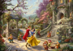 1000 dalių galvosūkis: Thomas Kinkade: Disney, Snieguolė - &Scaron;okiai su prinču