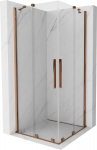 Du&scaron;o kabina Mexen Velar DUO, Rose gold, 80 x 80 cm