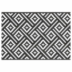 Lauko kilimas, baltos ir juodos spalvos, 160x230cm, pp