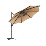 Virtuvinis skėtis, SONGMICS, 300 cm, kamealinė spalva.