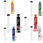 Soldermask Zenthril 6x10ml &ndash; UV kietėjimas, Tiksli aplikacija, Komplektas su &scaron;virk&scaron;tu