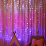 LED užuolaidų &scaron;viesos dekorui,  3 spalvos
