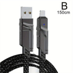 100W greito įkrovimo USB-C laidas, 1,5 mln
