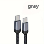 USB-C greito įkrovimo laidas, Pilka