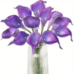 Dirbtinės kalijų gėlės dekorui,  Violetinė
