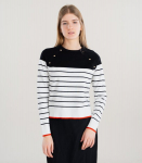 Vero Moda moteri&scaron;kas džemperis 10300043*01, baltas/ juodas