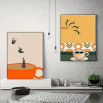 Paveikslas, 2 vnt, 12x16 colių / 30x40 cm * 2 be rėmelių