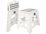 SULANKSTOMA TABURETĖ NESLYSTANTI PLATFORMA KĖDĖ 150KG 32CM WHITE